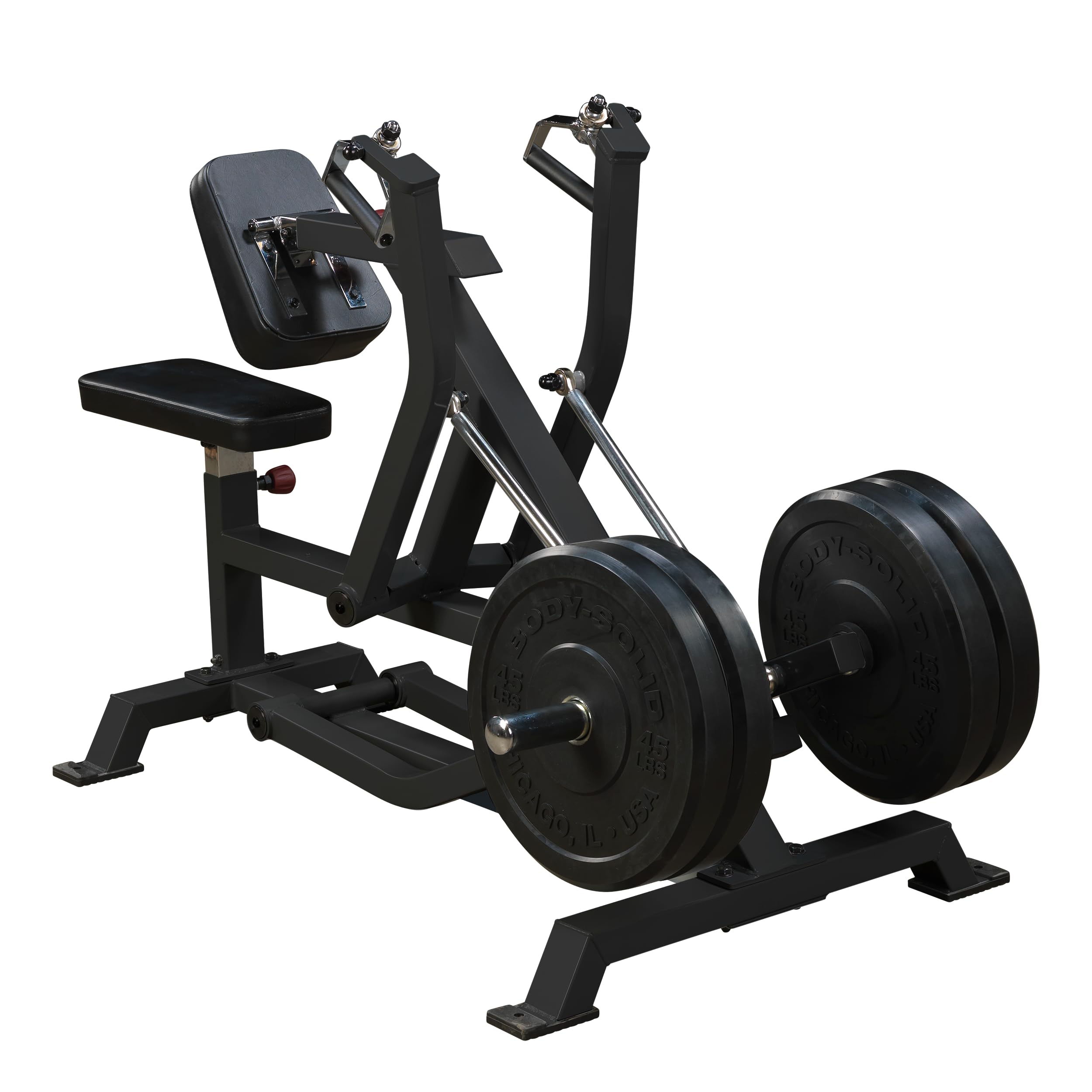 BODY SOLID ローイングマシン Amazon.com : Body-Solid Pro Clubline (LVSRB) Leverage Seated Row