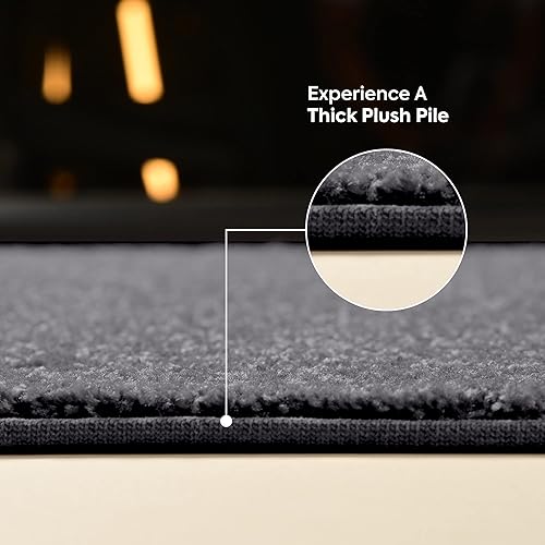 Miniatura 2 de Alfombra de color sólido para mascotas, respetuosa con el medio ambiente., gris