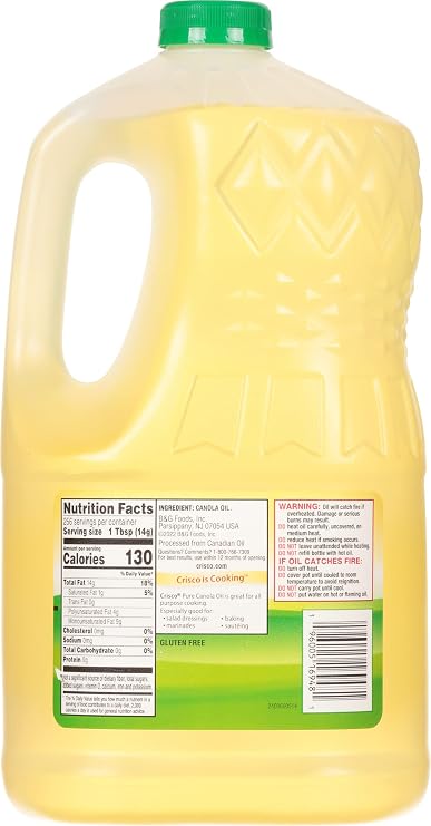 Crisco Pure Canola Oil, 1 Gallon