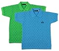 NeuVin Boys' Cotton Polo T-Shirts | Solid & Printed Designs | Regular Fit for Kids | Half Sleeve Tees for Casual Wear on