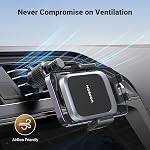 UGREEN Car Phone Holder, Never Blocking Vent, Car Vent Phone Mount with 360 Degree Swing Arm Support Cellulaire Auto Compatible for iPhone 14 13 12 Pro Max Mini, Galaxy S23 Ultra, 4.7-7.2 inch Phones