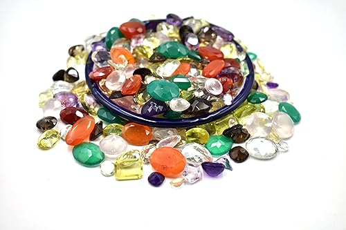 Miniatura 3 de Gemas mixtas sueltas unisex de más de 500 quilates al por mayor. Piedras preciosas semipreciosas facetadas naturales. Piedra preciosa suelta