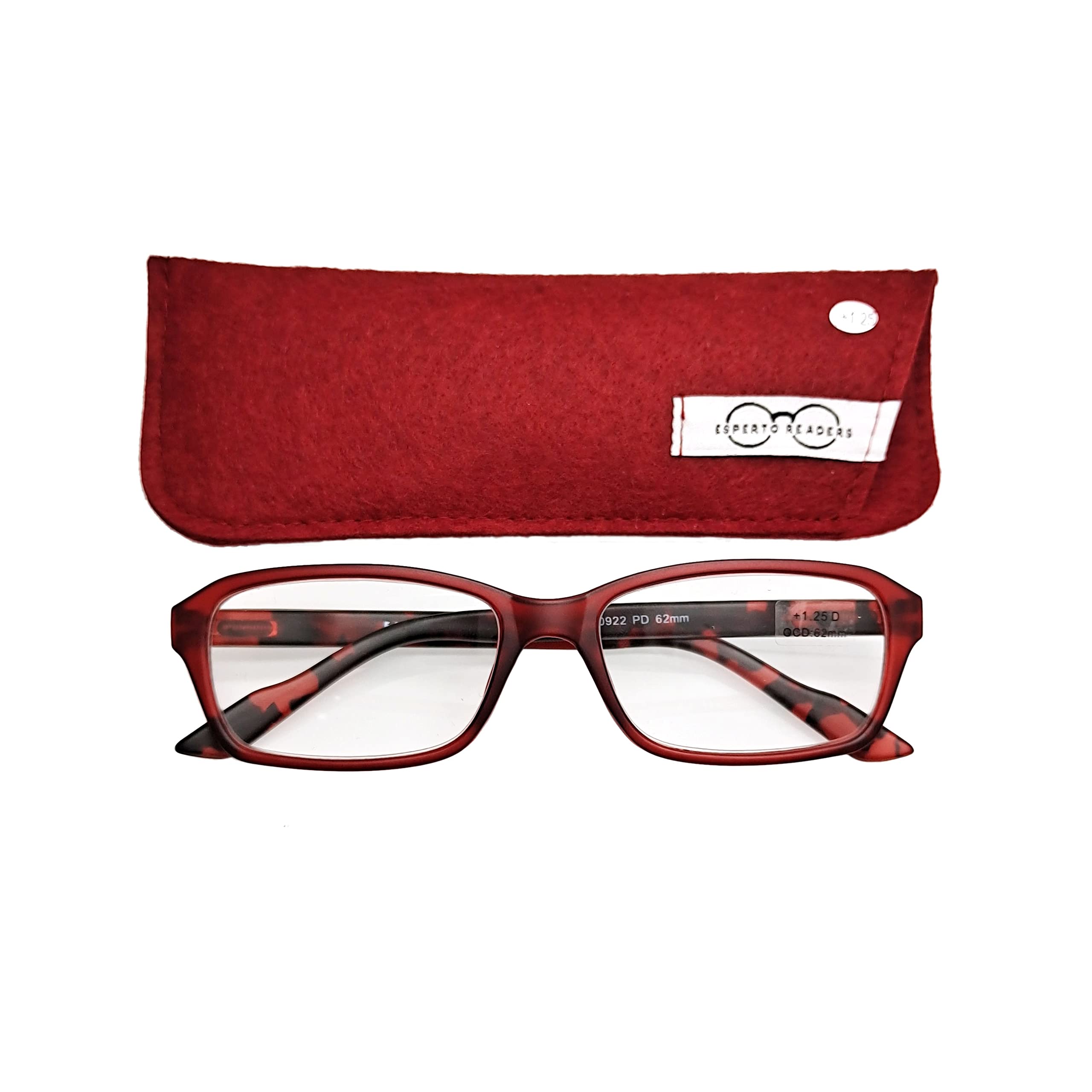 ESPERTO READERS Martina Reading Glasses – Ultra Light Weight For Men & Women POWER +1.00 to +3.00 (+2.00, RED) (B0BJFDVC5X) Amazon Price History, Amazon Price Tracker