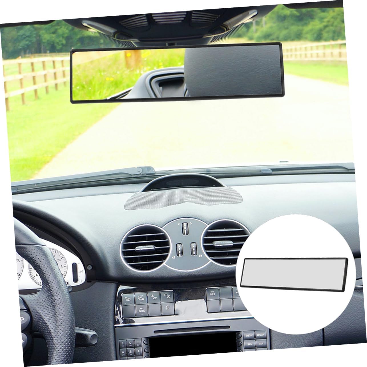4pcs Wide Angle Interior Rear View Mirror Replacement for Cars Enhanced Visibility Reduces Blind Spots Compatible Vehicle Models Easy Installation for Safer Driving
