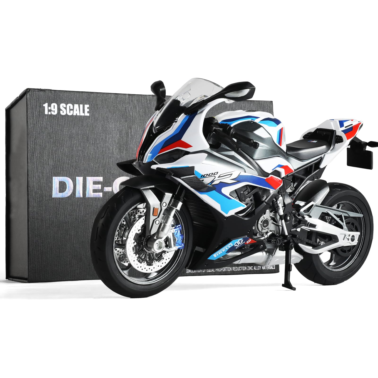 Amazon.com: Risopen 1:9 Motorcycle Model for BMW M1000RR Metal Die