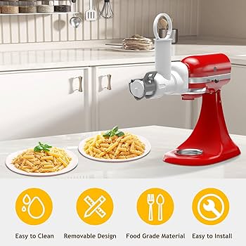 キッチンエイド　パスタメーカー　アタッチメント　6種類 Amazon | キッチンエイドスタンドミキサー用パスタメーカー