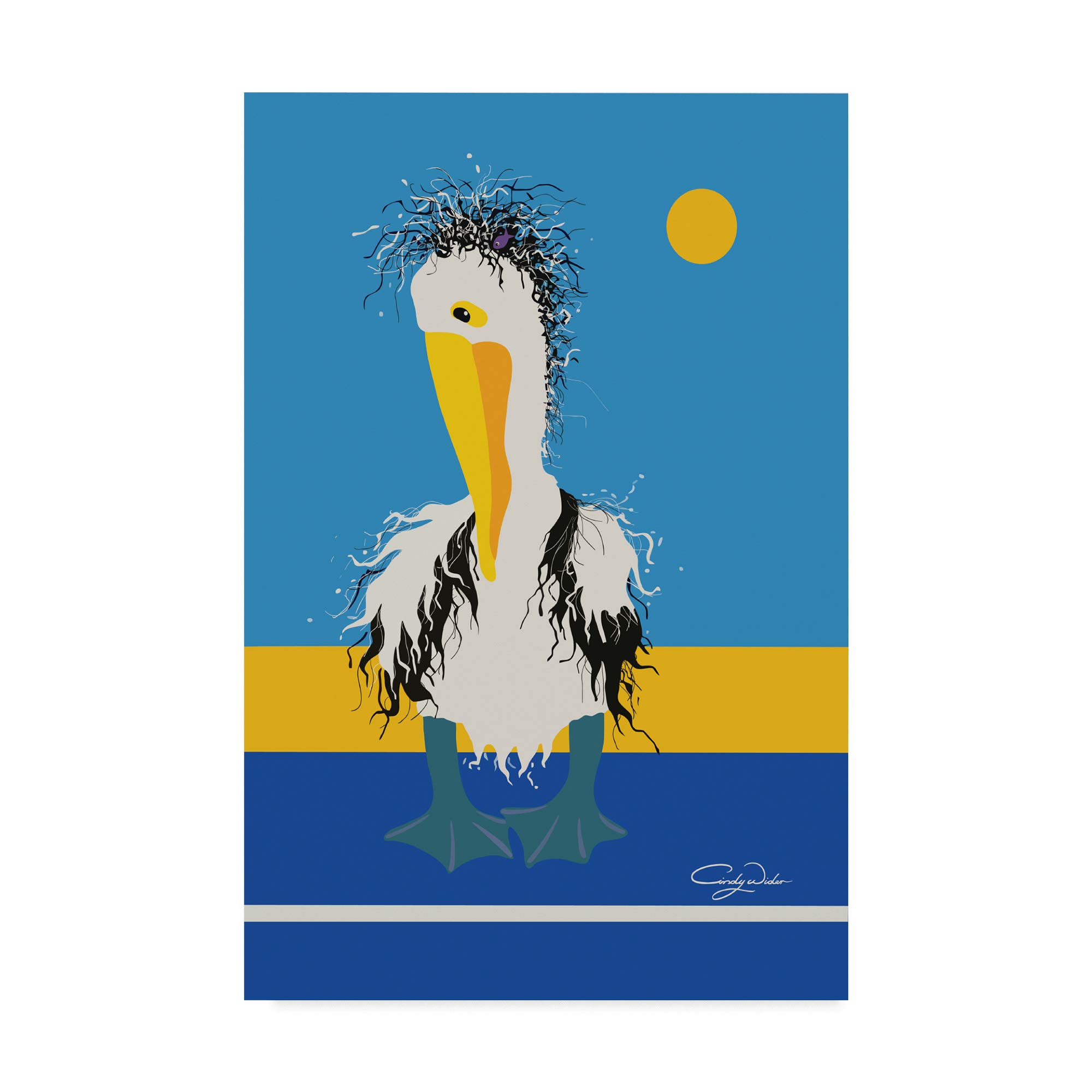 Trademark Fine Art My Favorite Girl by Cindy Wider, 16x24-Inch Fine Art, Multicolor