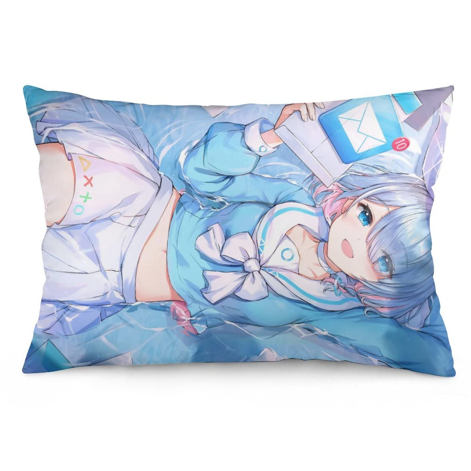 名鉄 ブルーミュースカイ 枕カバークッション ポーチ付き 名鉄 ブルー