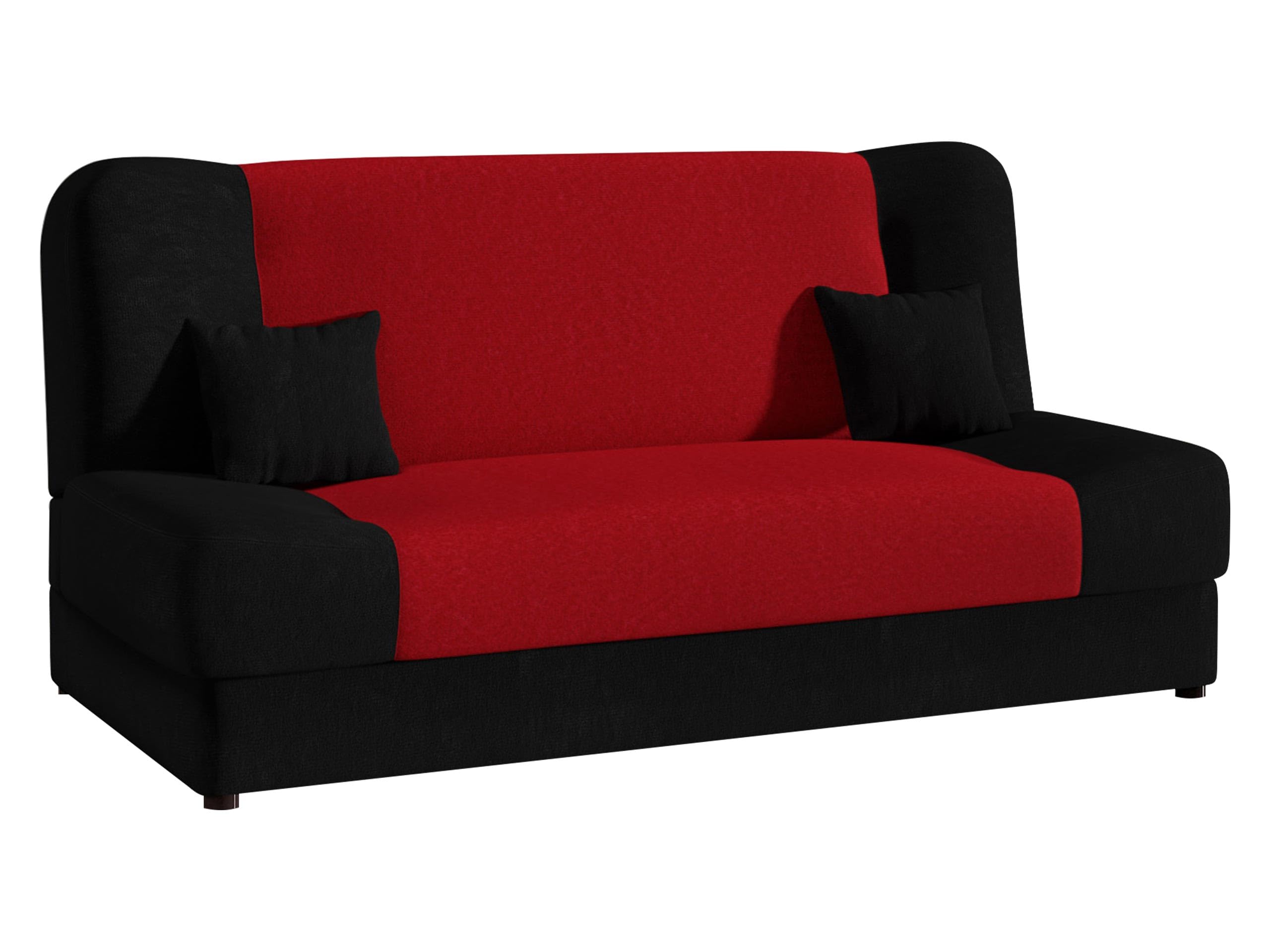 Mirjan24 Schlafsofa Jonas Style, Sofa mit Bettkasten und Schlaffunktion, Bettsofa, Schlafcouch, Microfaser, Couch vom Hersteller, Wohnlandschaft (Alova 04 + Alova 46)