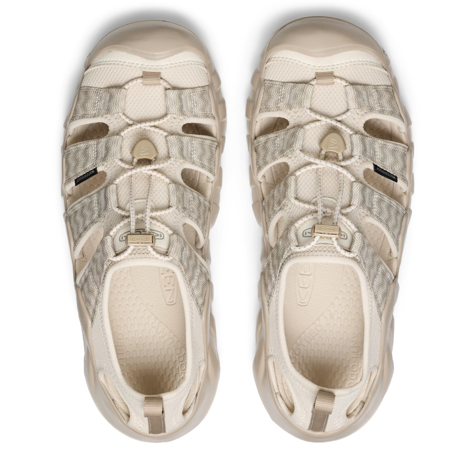 KEEN Hyperport H2 Herren-Sandalen, atmungsaktiv, einfach anzuziehen, bequeme Wander- und Wassersandalen, Birch/Plaza Taupe, 44.5 EU