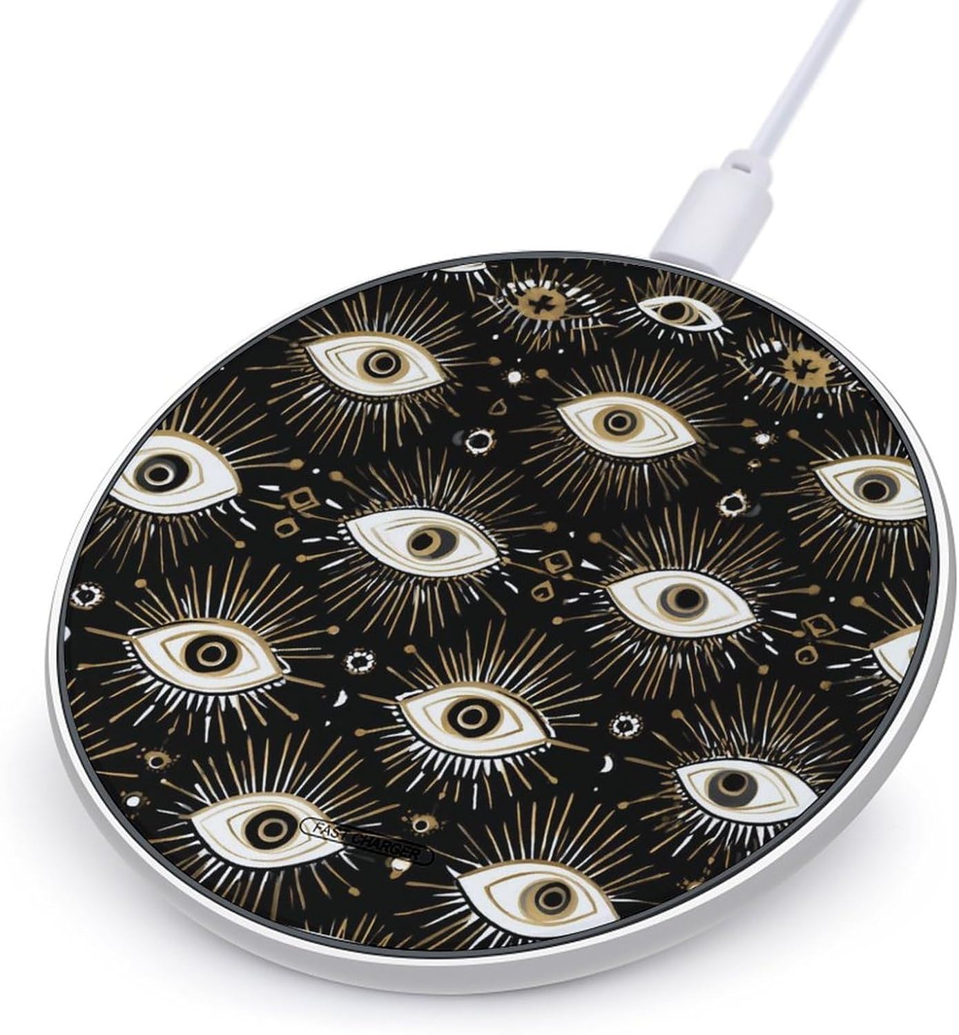 Evil Eye Portable Phone Charger Charging Station Pad 10W