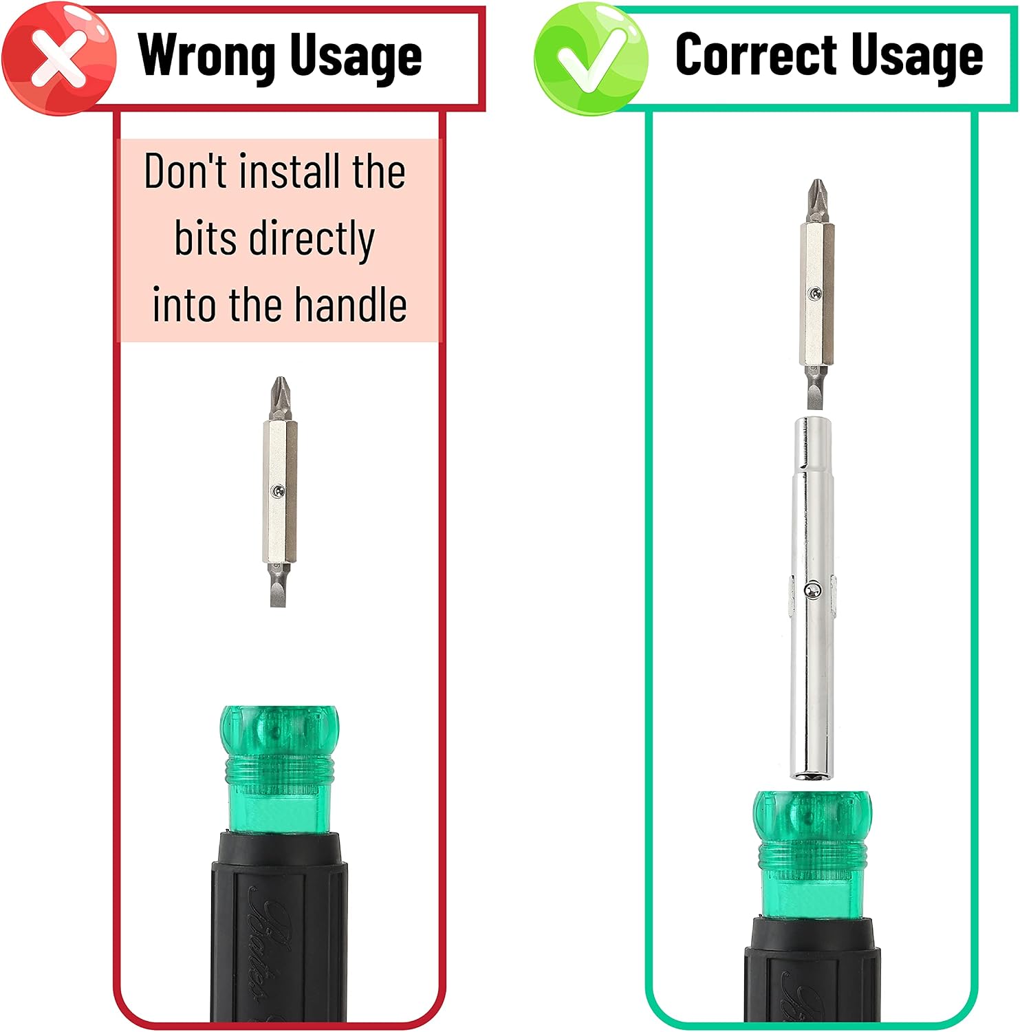 Bates- 11-in-1 Screwdriver/Nut Driver, Multi-Bit Screwdriver, Multi Screwdriver, 11 in 1 Screwdriver, Screw Driver, Multibit Screwdriver, All in One Screwdriver, Multitool Screwdriver