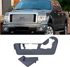 Front Left Driver Side Power Seat Bottom Track Bezel & Seat Hinge Cover Compatible with Ford F150 2009-2014 and Lincoln Mark LT Truck 2010-2014 Replaces BL3Z-1562187-AB, Gray