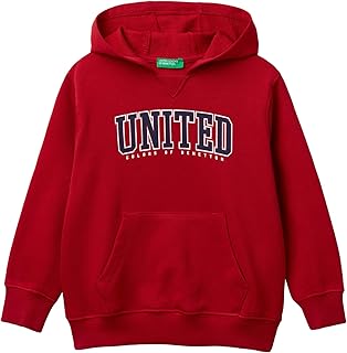 Maglia C/CAPP. M/L 3J68G200Q Sudadera con Capucha, Rosso, 4 años para Niños