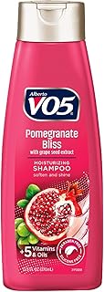 VO5 Moisturizing Shampoo - 12.5 Fl Oz - Pomegranate Bliss - Grape Seed Extract Leaves Hair Looking Vibrant and Beautiful