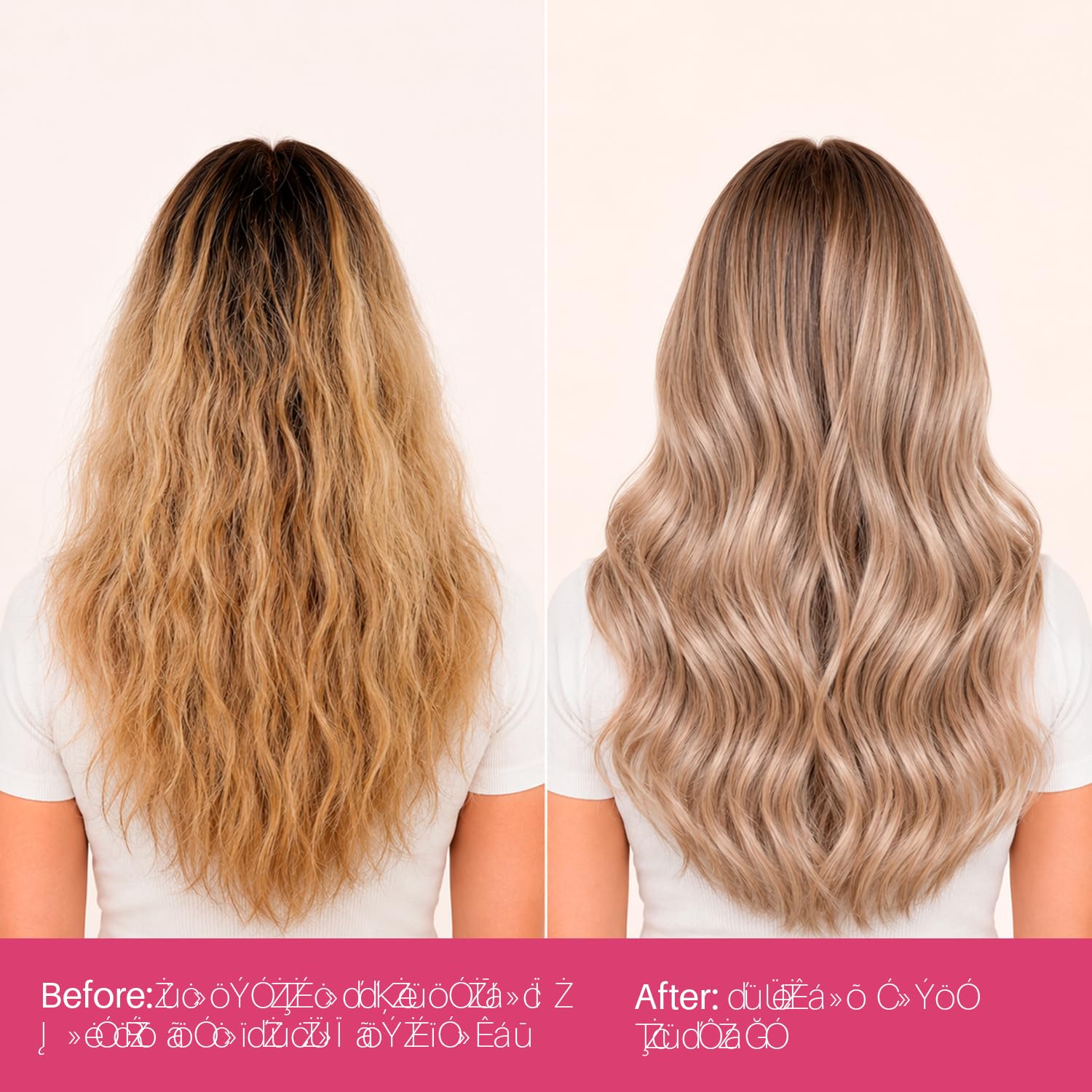 Robson Peluquero Kit Matizador Rosa Pink – Tonalizante + Champú para Cabello Rubio, Decolorado y con Mechas, Efecto Champagne y Neutralización de Tonos Amarillos, Hidratación y Reparación – 2x300 ml