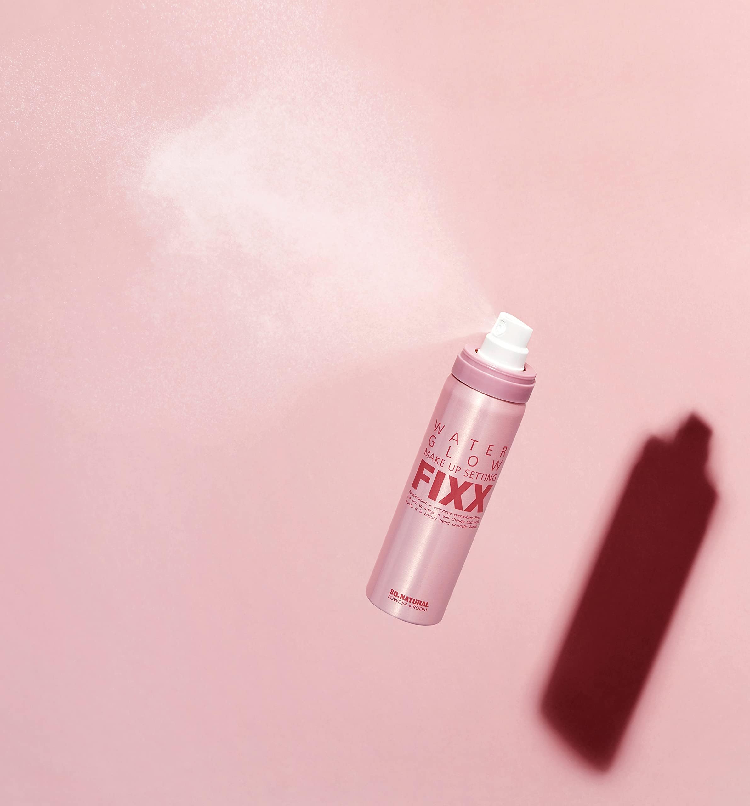 so natural WATER GLOW MAKE UP SETTING FIXX メイクキープミスト