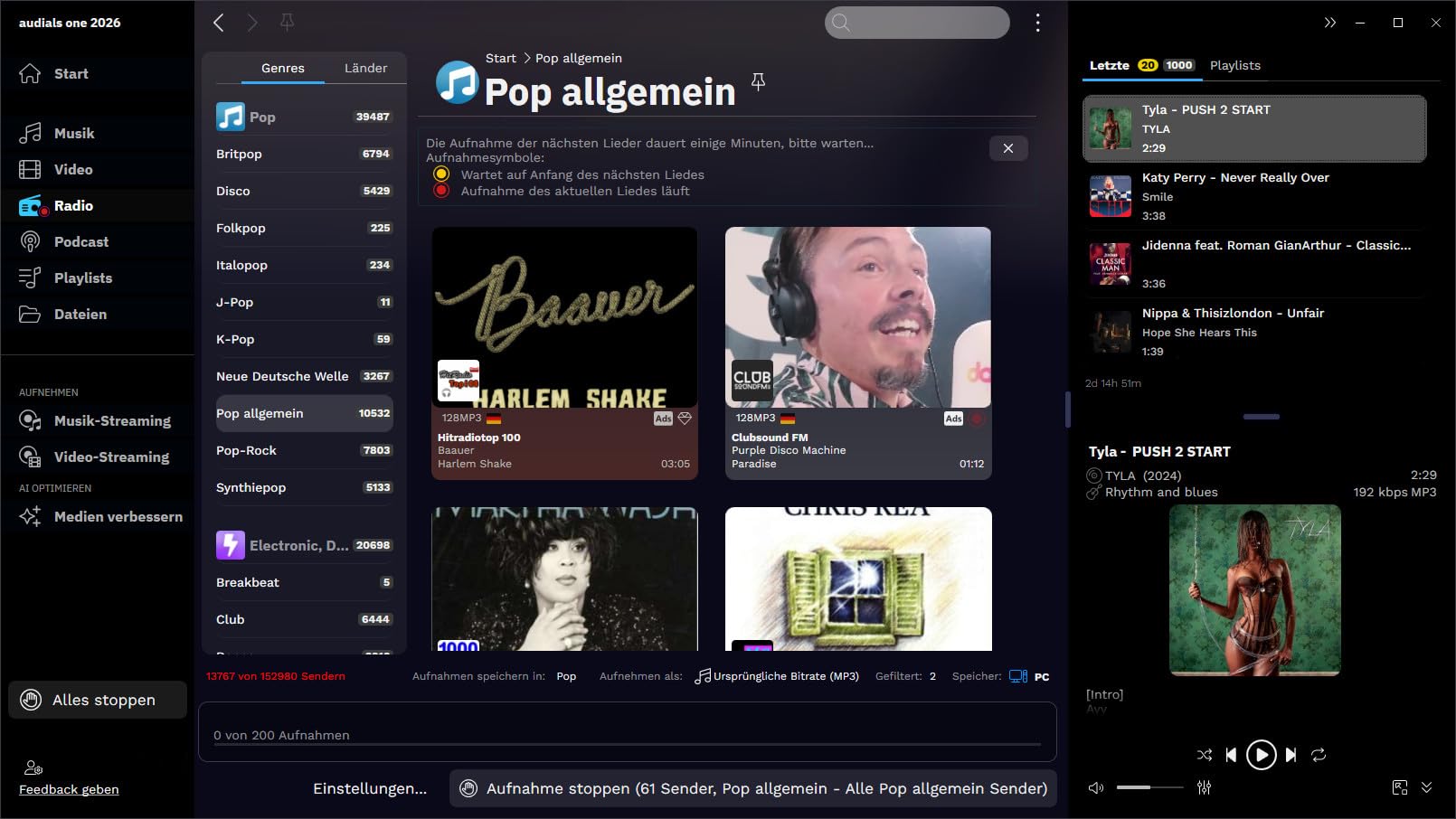 Audials one 2026 - Streaming-Rekorder & Konverter für Musik, Video, Radio, Podcast | Standard | 1 Gerät | 1 Benutzer | PC Aktivierungscode per Email
