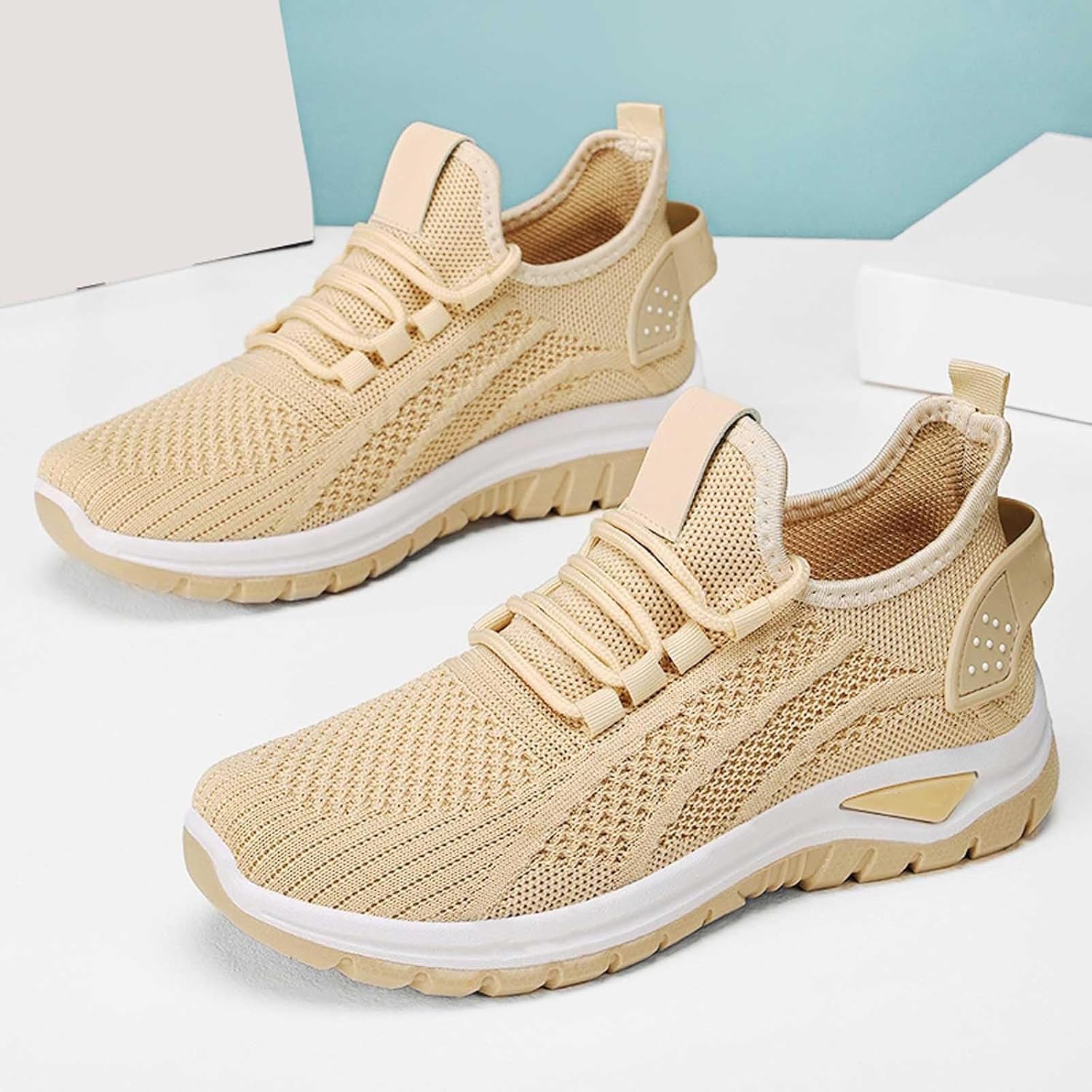 Walking Running Shoes Women Men Sport Workout Running Tennis Shoes Lightweight Mesh Breathable Anti Slip Sneakers Gym Athletic Training Sneakers - Image 4