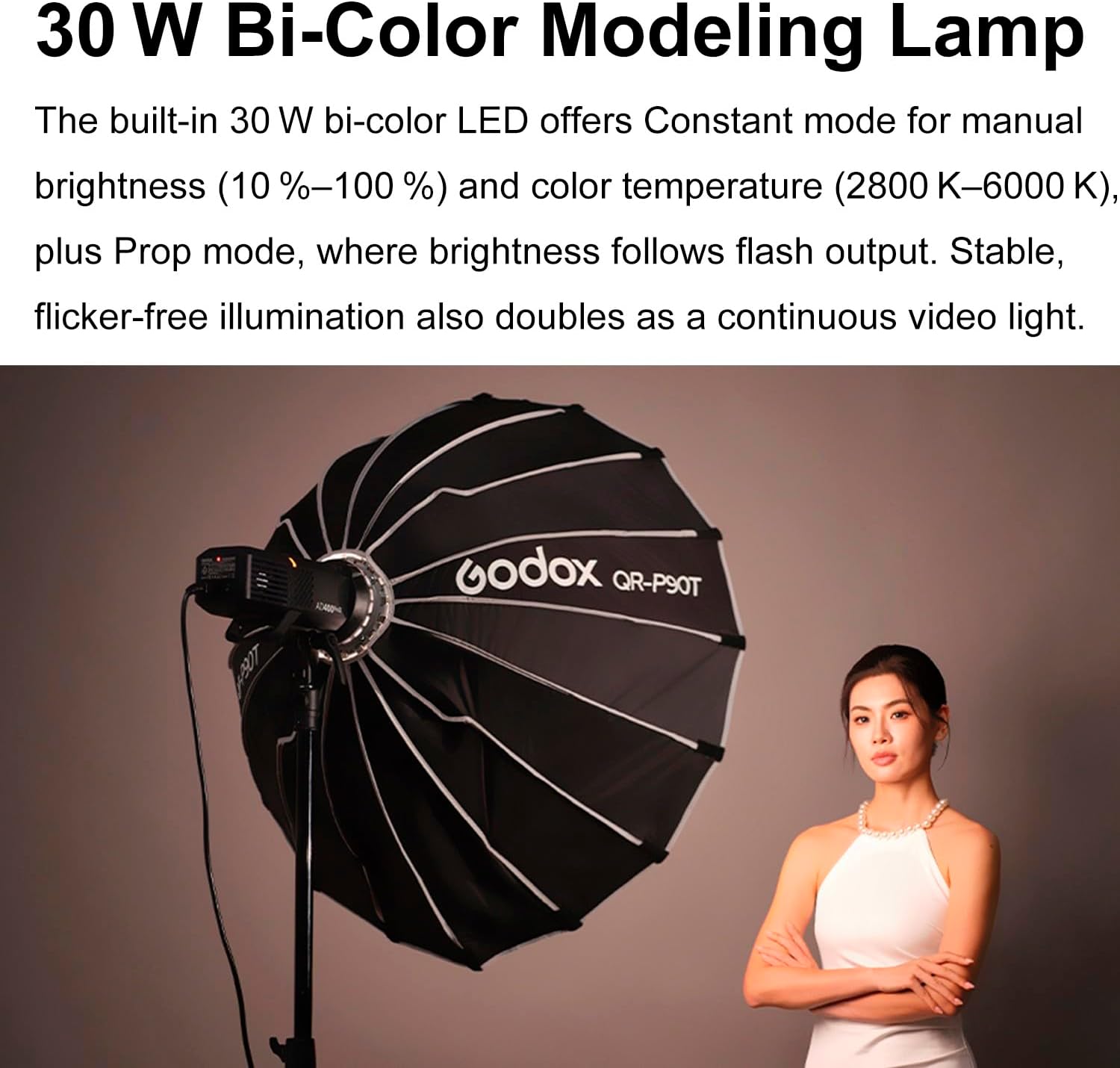 GODOX AD400 Pro II AD400Pro II AD400ProII 400Ws 2.4G 1/8000 HSS Outdoor Flash,0.01~1s Recycling,21.6V/2600mAh Battery,460 Full Power Flashes,for Canon Sony Nikon Fujifilm Olympus Panasonic Etc Camera