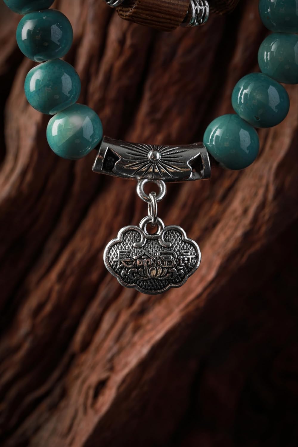 Handmade Chinese Style Ceramic Bead Bracelet - Jingdezhen High-Temperature Fired, Oriental Jewelry Gift for Women - Image 4