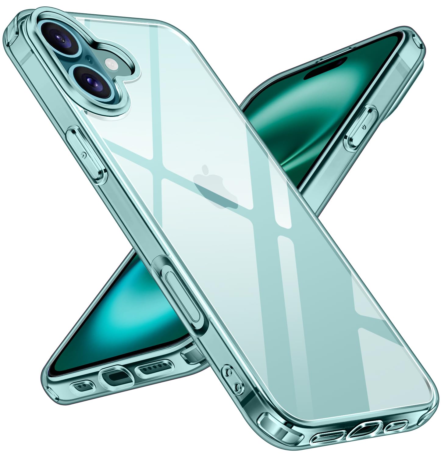 Ivoler Klare Hülle Für IPhone 16 (6,1 Zoll) – Stoßfest, Vergilbungsfrei & Transparent In Rosa