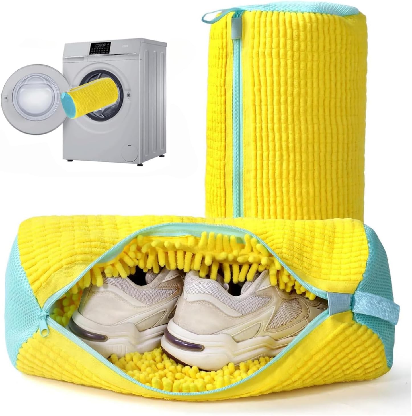SKY-TOUCH Shoe Washing Machine Bag 2PCS, Reusable 360° Deep Cleaning Laundry Bag for Tennis Shoes, Sneakers and Slippers 2026