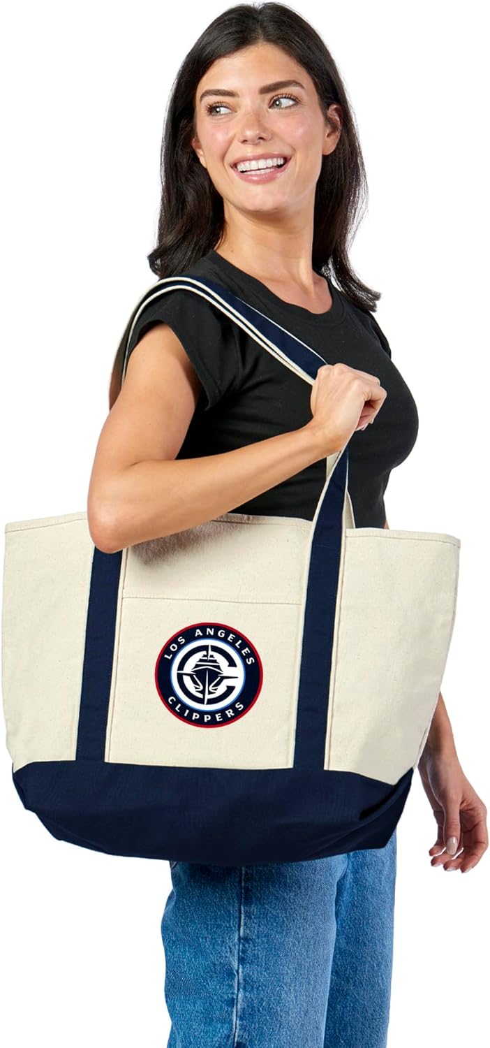 Northwest NBA Canvas Tote with Colored Strap