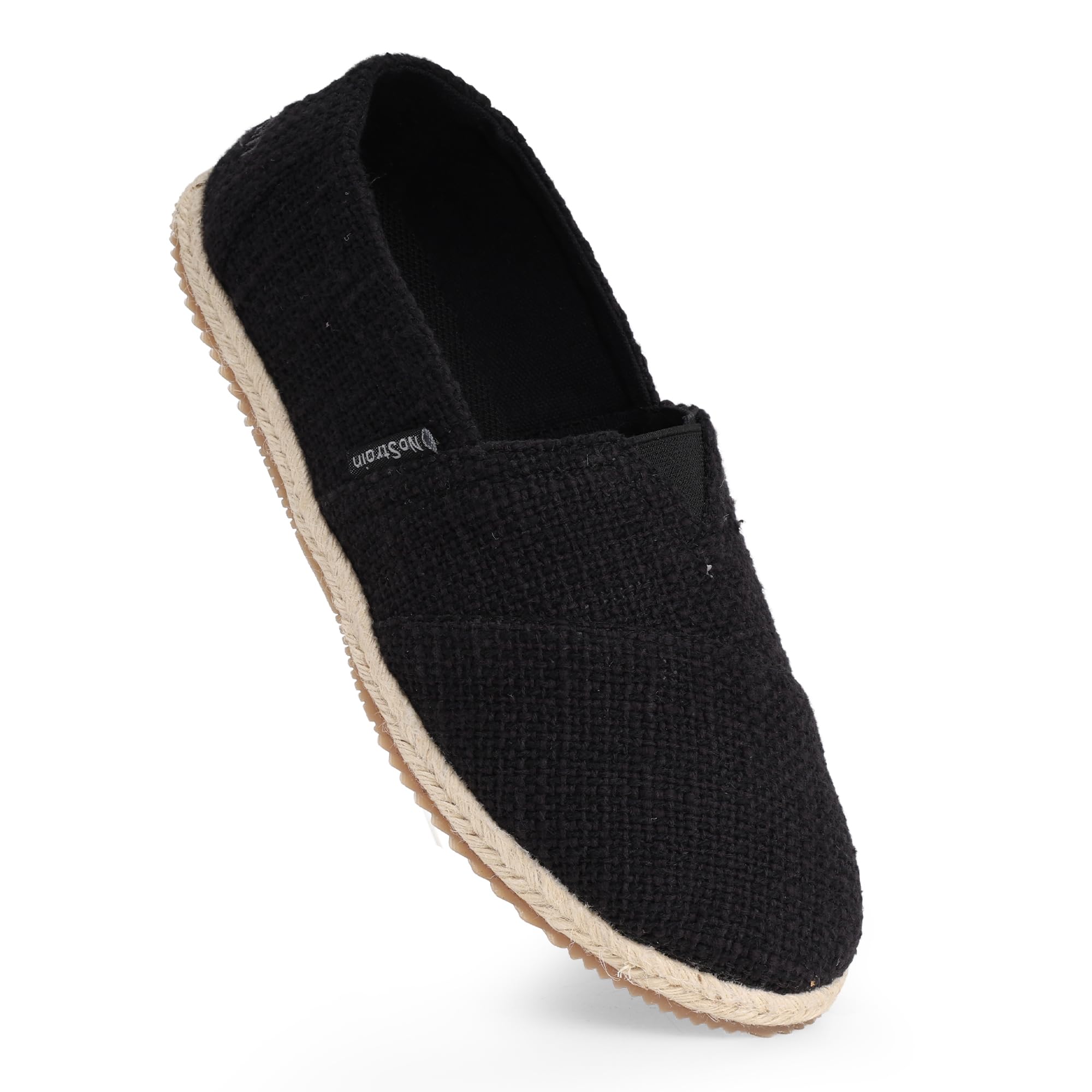 Cotton Slub Espadrilles Slip-On Shoes for Men
