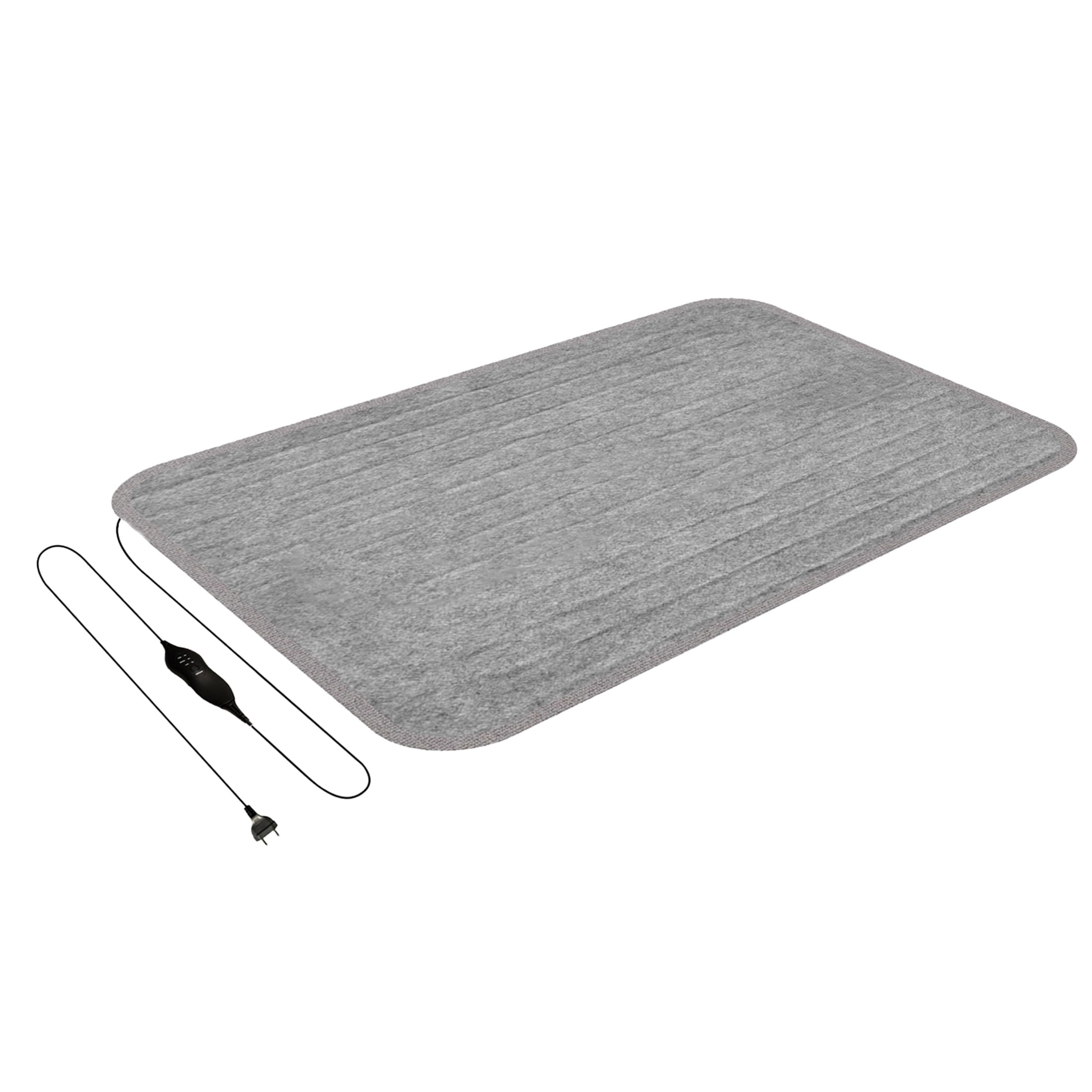 Mi-Heat sous-Tapis Chauffant 100x140cm - sous Tapis Chauffage Tapis de Sol Chauffant jusqu'à 30°C - 3 Niveaux de Chauffage et minuterie