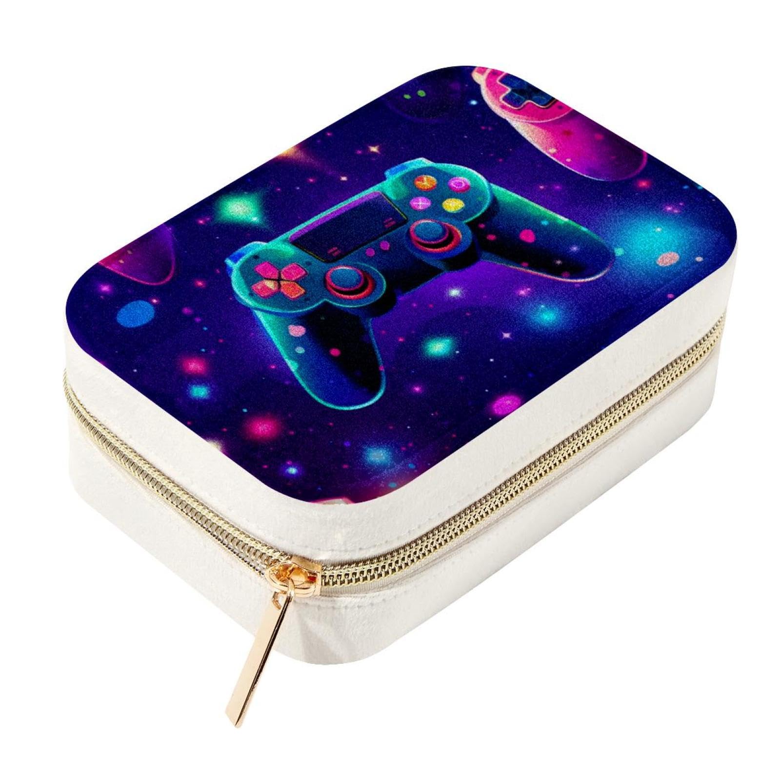 Gamepad Étui bijoux velours haut de gamme avec fermeture éclair durable