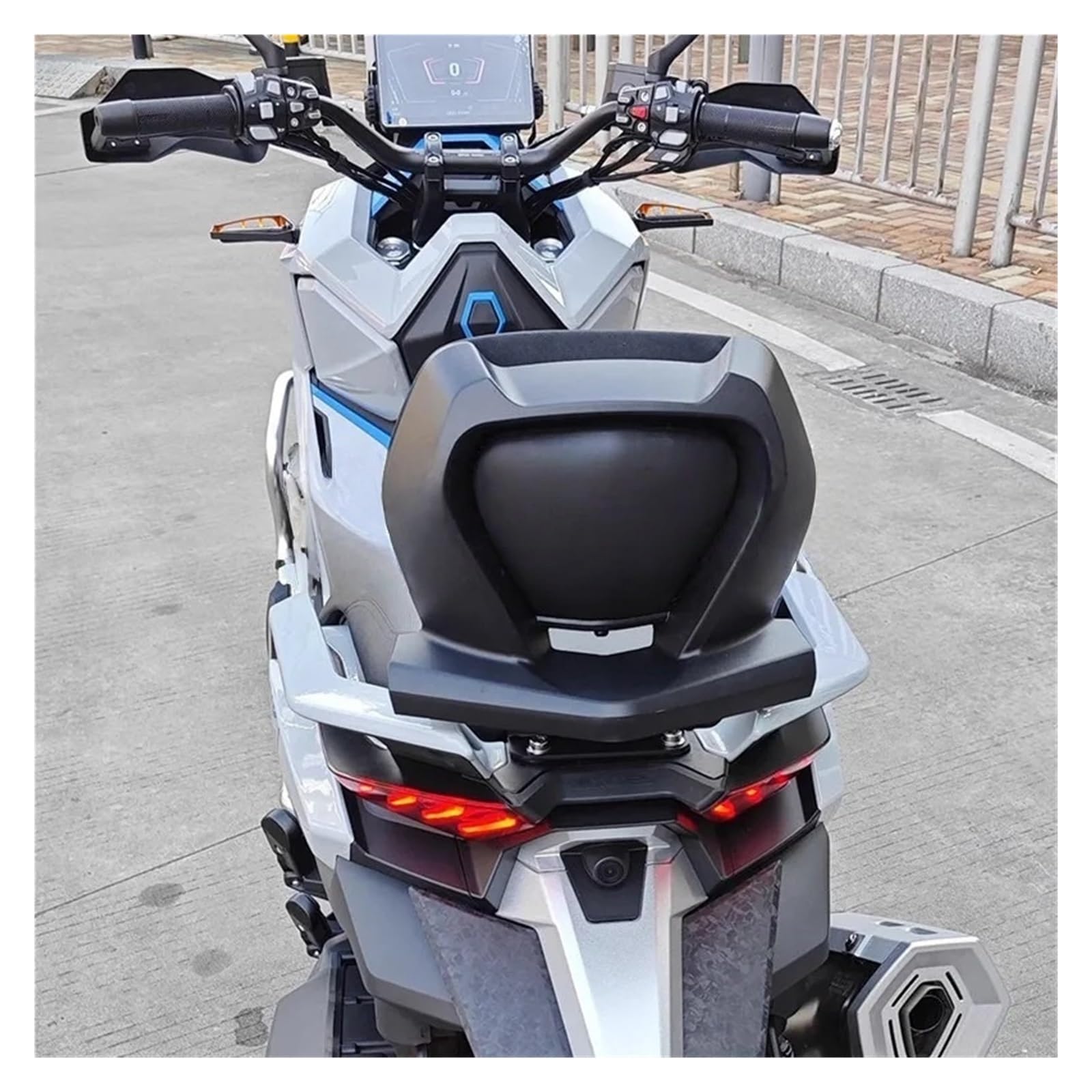 Schienale verticale Sissy Bar Per 368G 368 G 368-G Accessori Moto Schienale Del Sedile Posteriore Cuscino Passeggero Schienali Portabagagli Di Sicurezza