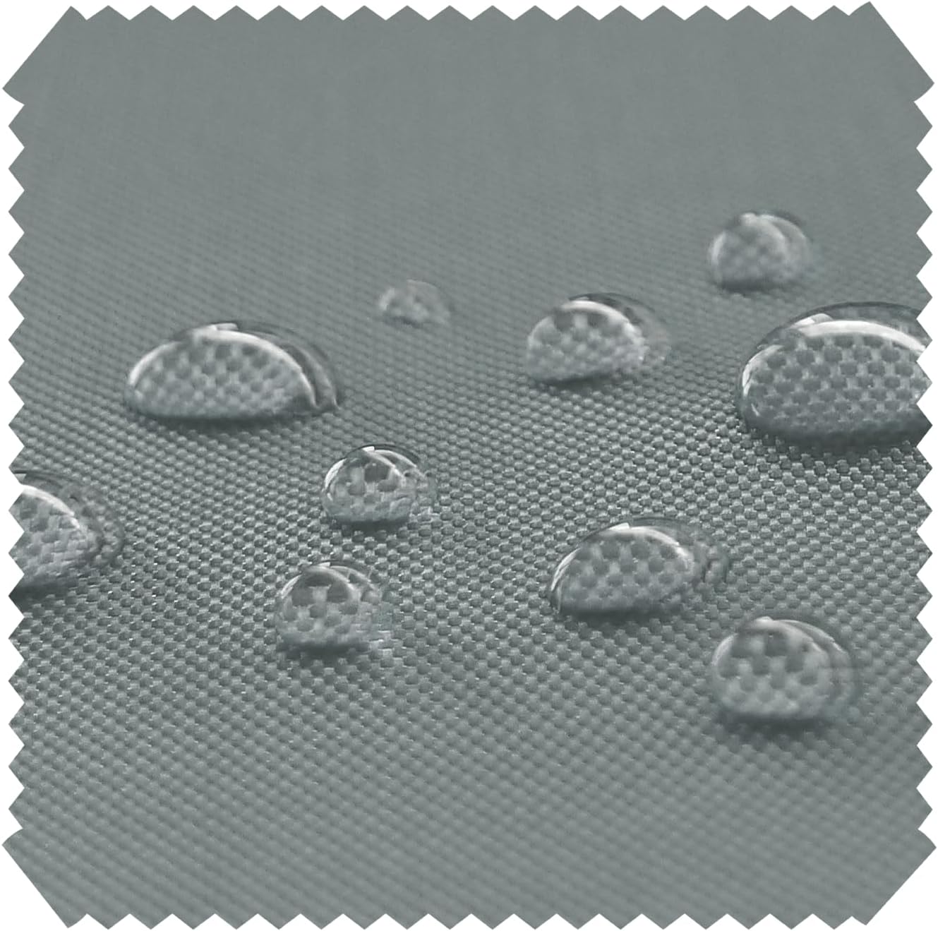 novely Oxford 600d Fixed Woven 1 Lfm Polyester Fabric Waterproof Outdoor PVC Sold by the Meter Extreme Tear-Resistant Robust - Grey