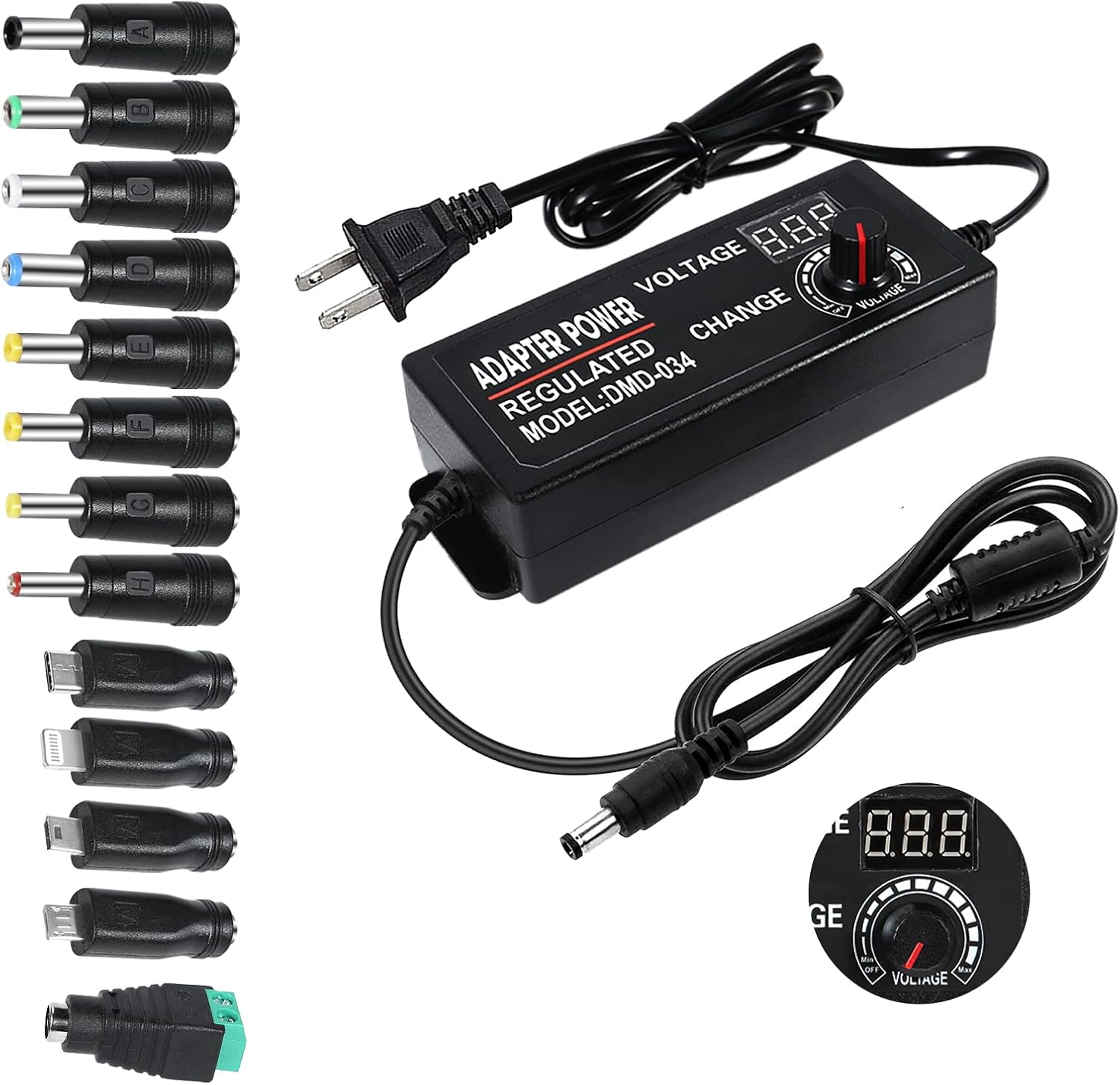 3V 24V 3A 72W Universal Power Supply Adjustable Adapter