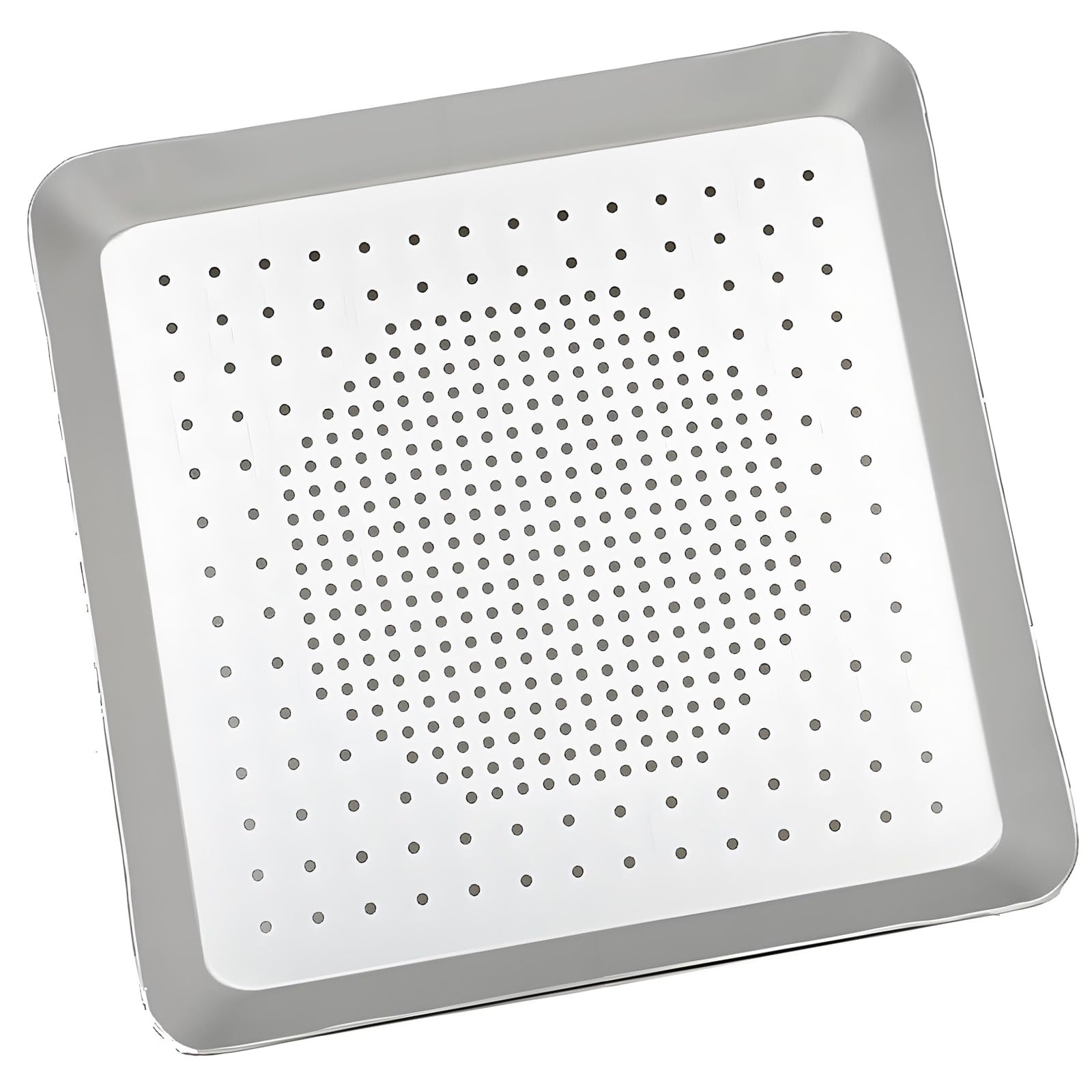 PANGBOER Nonstick Aluminum Alloy Pizza Pan Square Shape Baking Tray Perfect for Homemade Pizzas Breads and Pastries Aluminum Alloy Pizza Pan