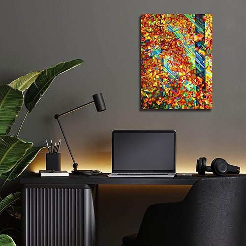 Miniatura 7 de Epic Art 'Beaming' de Mandy Budan, arte de pared de vidrio acrílico, 12"x16"