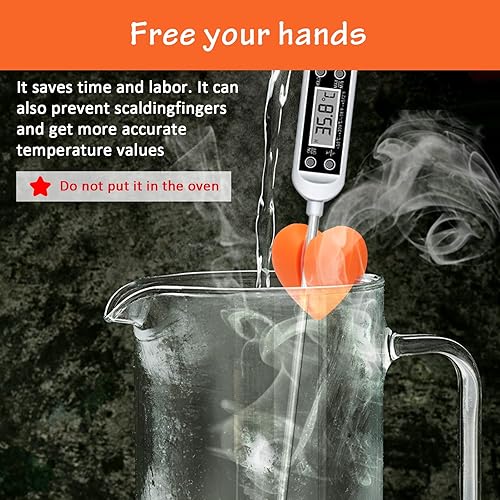 Miniatura 5 de Windspeed Soporte de clip para termómetro (no incluye termómetro), 2 soportes para termómetro digital para soporte de termómetro digital para velas