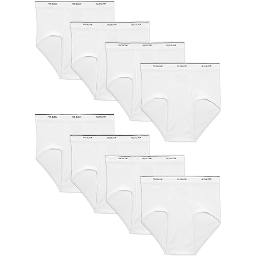 Fruit of the Loom Men's Basic White Brief Multipack