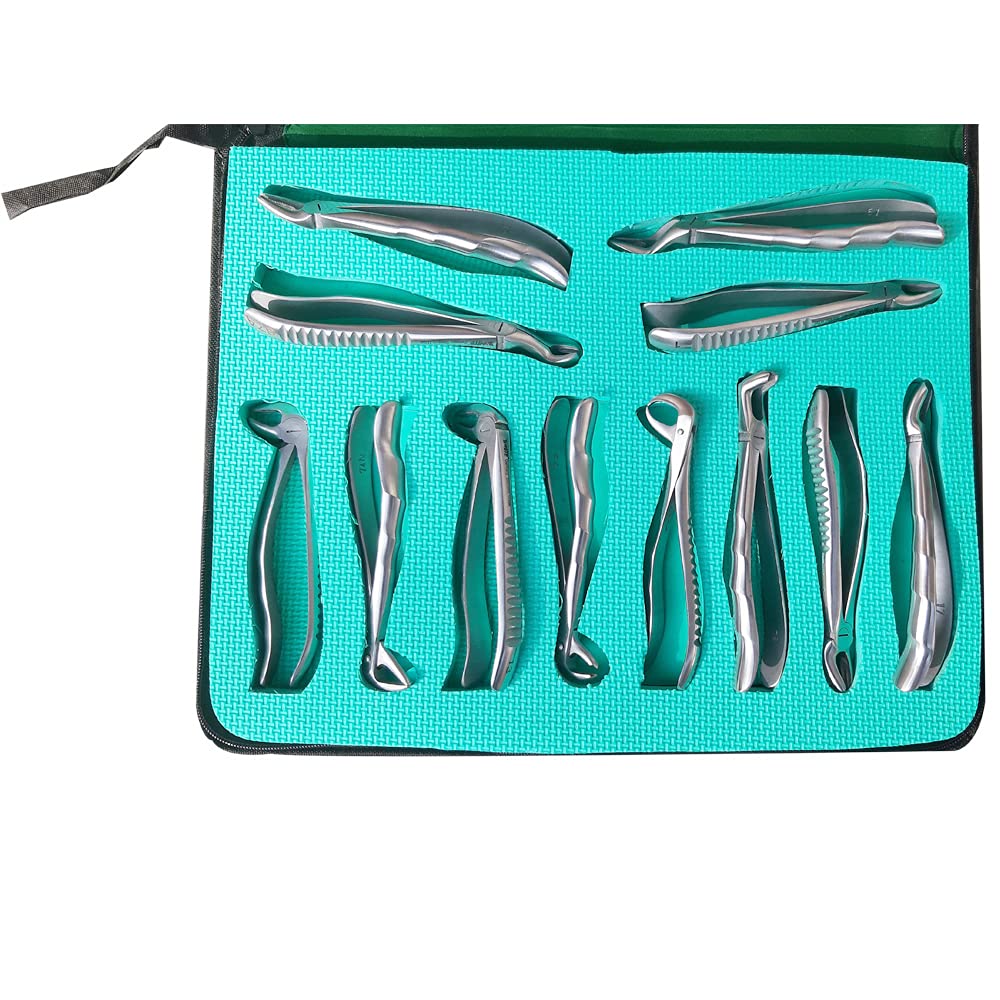 SS WHITE Extraction Forcep Kit, Extracting Forceps Anatomically Shaped