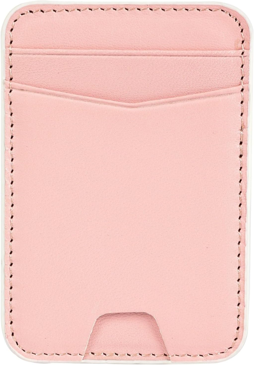 Genuine Leather Magnetic Card Holder for iPhone Pro Max – Strong N52 Magnets – Minimalist Card Case - For Direct use on iPhone – 5 Colors image 5
