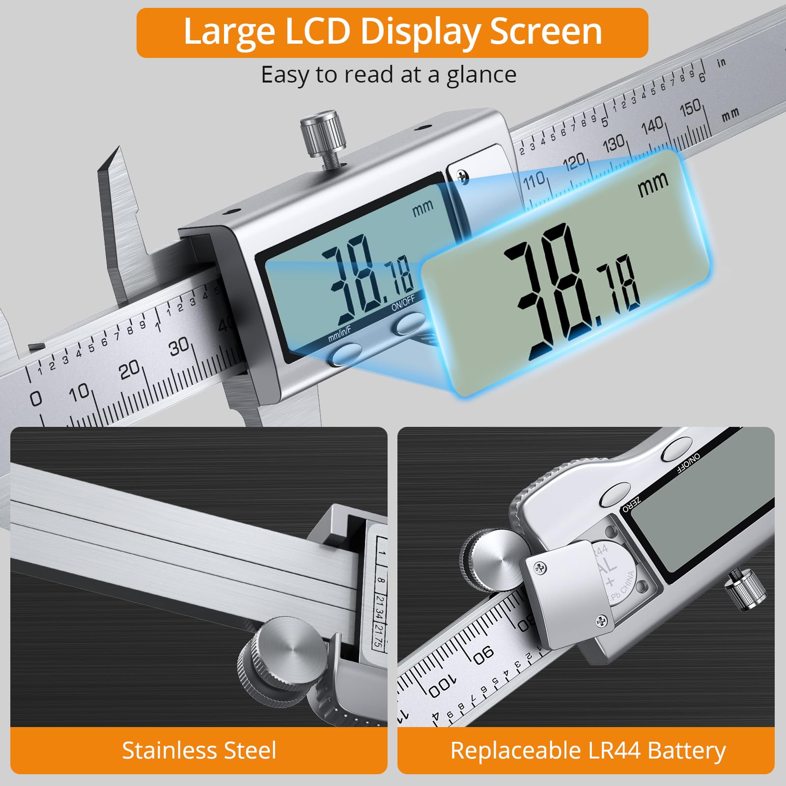 Neoteck Digital Caliper - Precision Measurement Tool -5