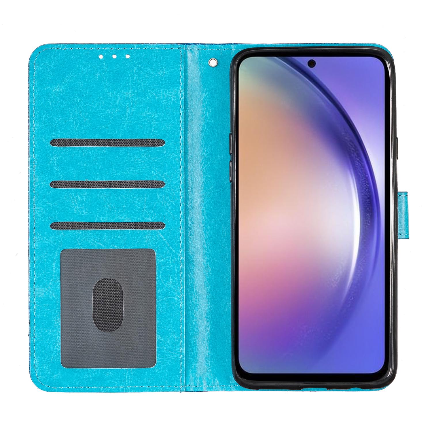 Natale Portafoglio per Motorola Moto G14 4G Glitter Custodia Pelle 3D Lovely Elk Wallet Flip Cover