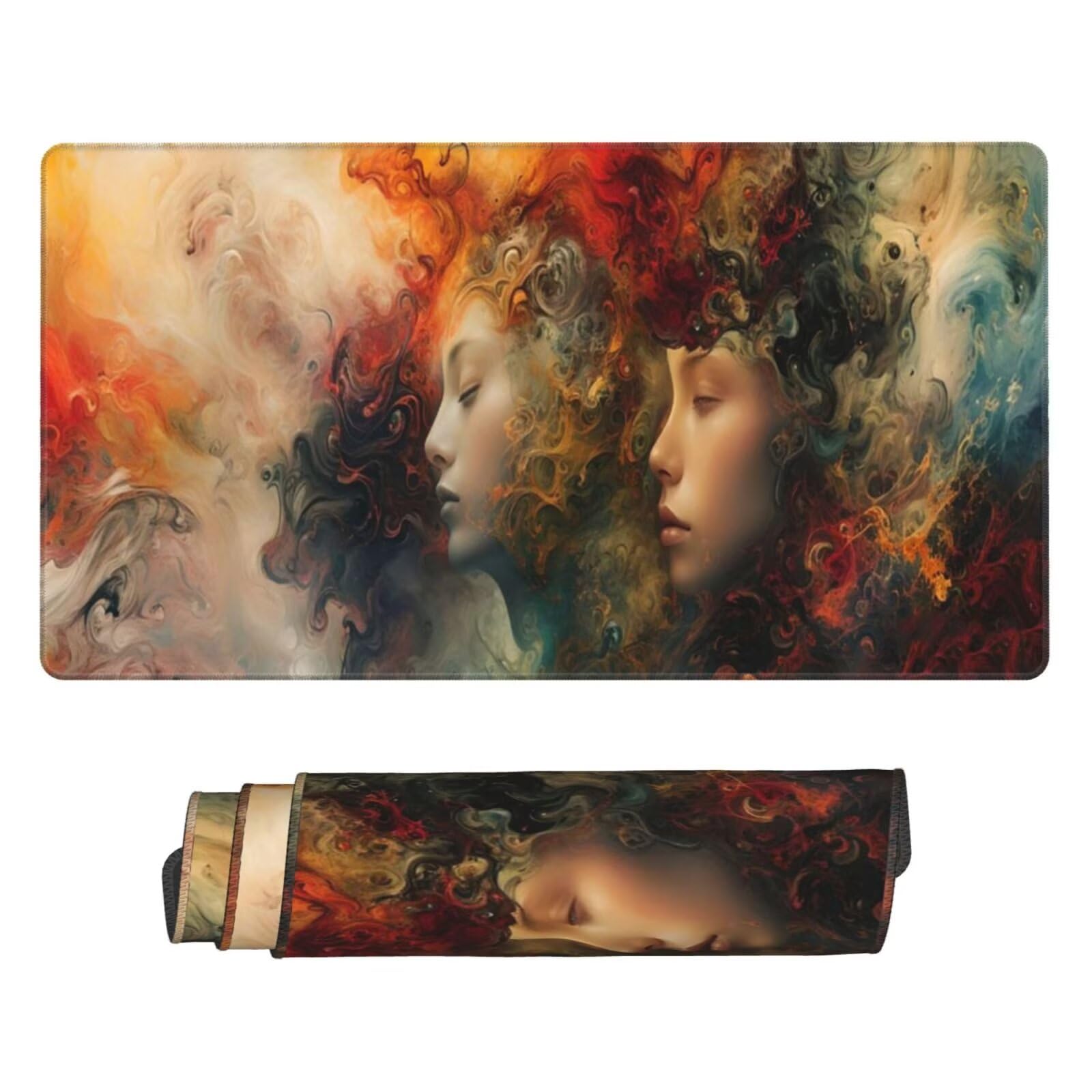 Tappetino Mouse Tramonto Tappetino Mouse XXL 1600 x 800 mm, Tcomputer Gaming Impermeabile e Antiscivolo Mousepad Ragazza Accessori Scrivania per Migliorare Precisione e Velocit Gaming Mousepad U-771