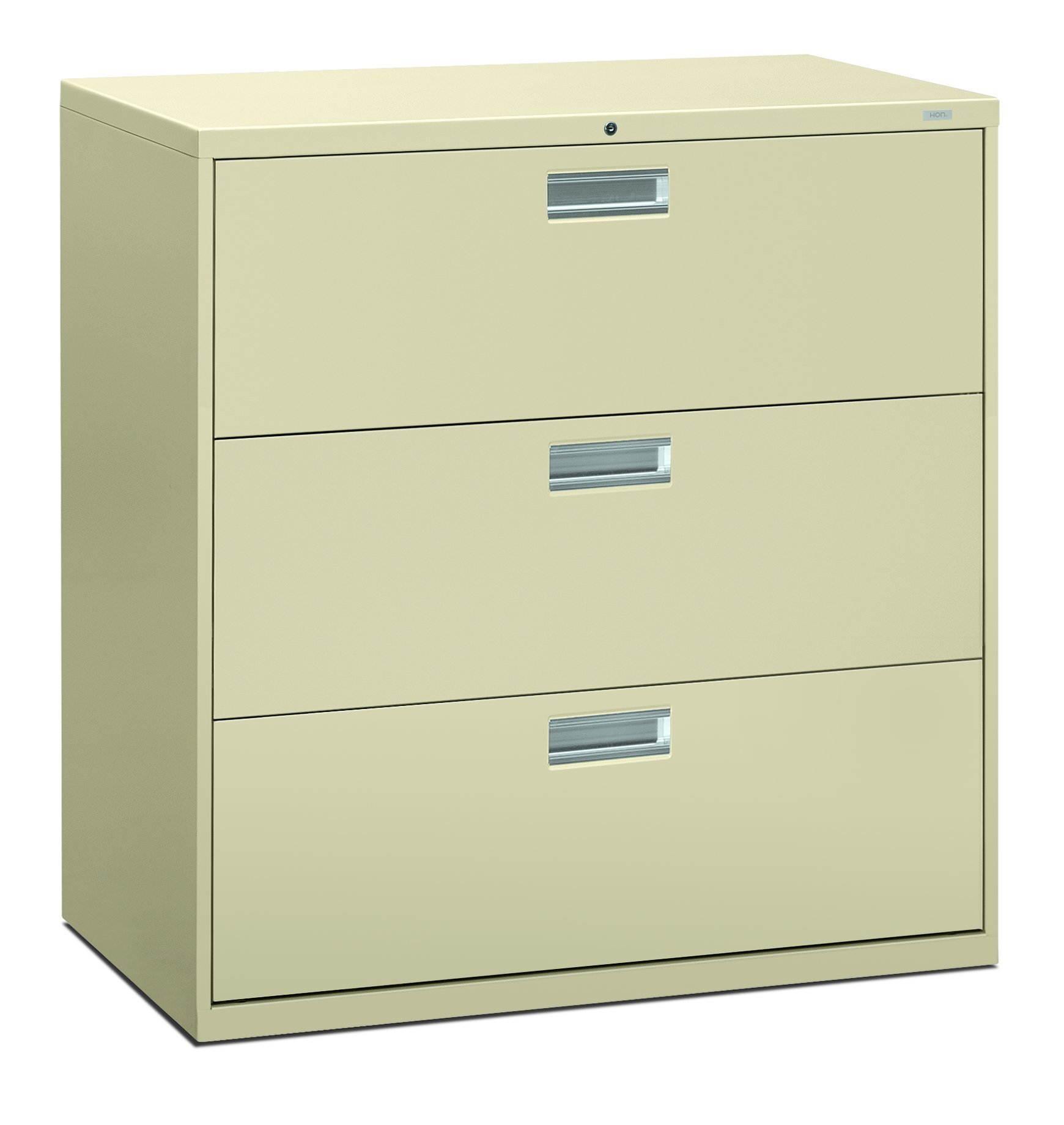 HON 693LL 600 Series 42-Inch by 19-1/4-Inch 3-Drawer Lateral File, Putty