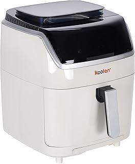 مقلاة هوائية من كولين - سعة 7 لتر، لون أبيض