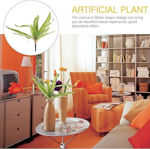 Miniatura 9 de EXCEART Decoración de plantas falsas, suministros para el hogar, accesorio para el hogar, planta artificial para el hogar, planta sintética vívida,