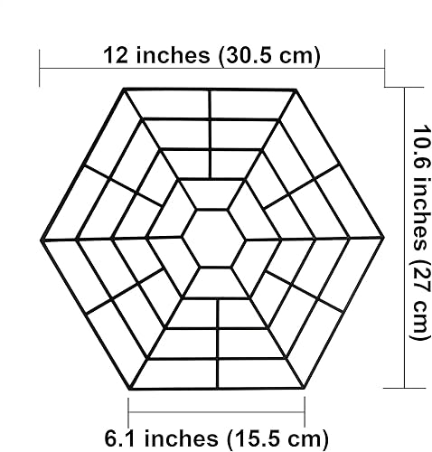 Miniatura 7 de Paquete de 20 protectores de estanque hexagonales de plástico para estanque, flotando en garzas resistentes al agua, mapaches, gatos, cuervos, aves