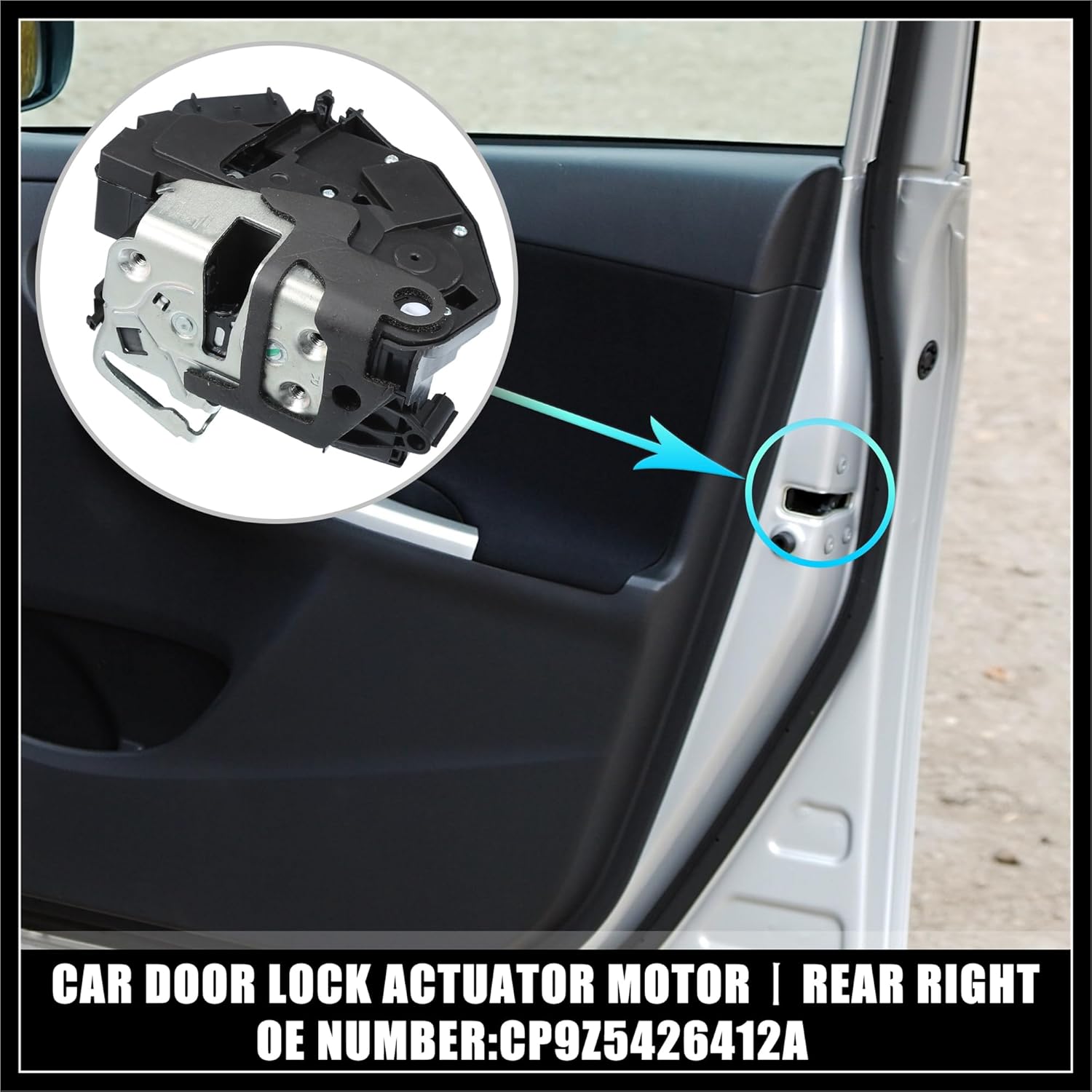 Rear Right Side Power Door Lock Actuator Motor for Ford C-Max 2013-2018 for Ford Escape 2013-2019 No.CP9Z5426412A Durable Material
