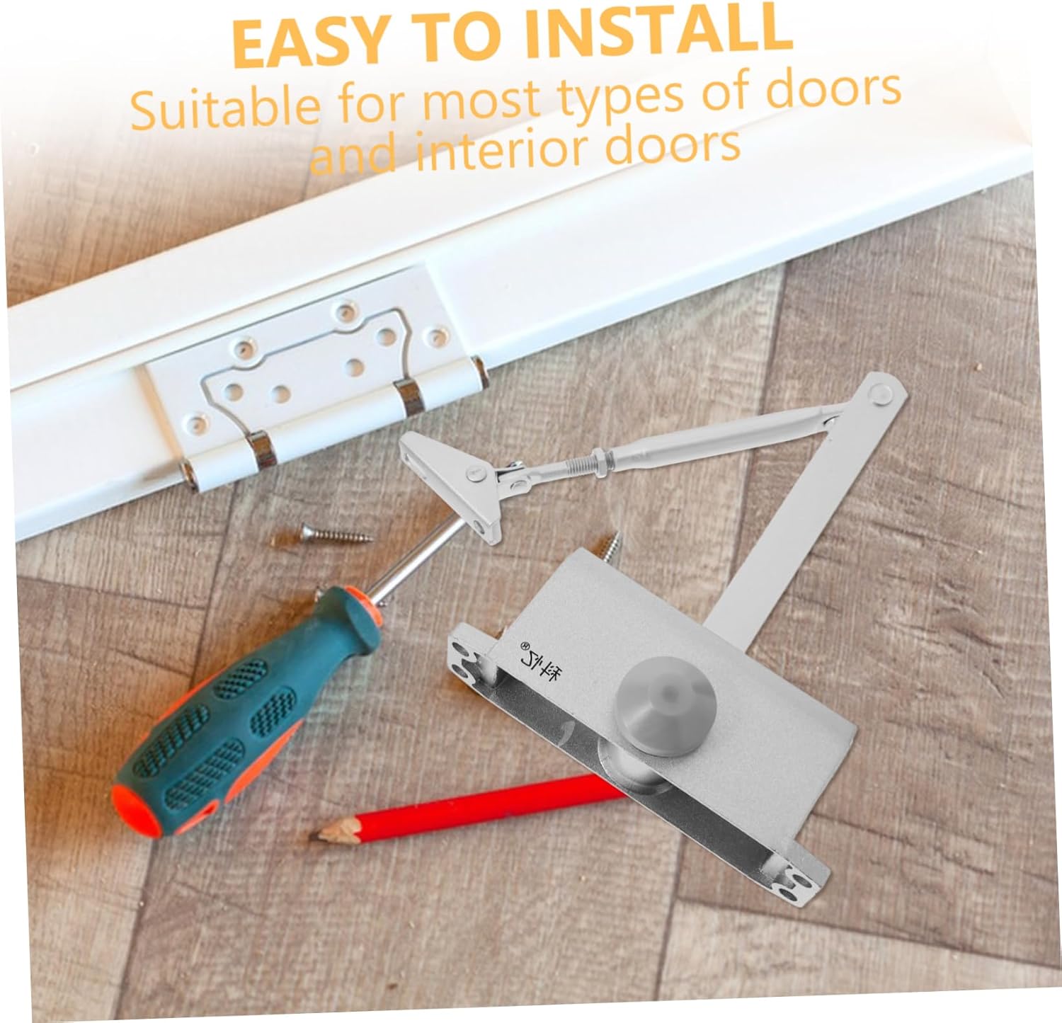 45kg Fireproofing Door Spring Hinge Hydraulic Spring Buffer Door Closer for Home Use Easy Install