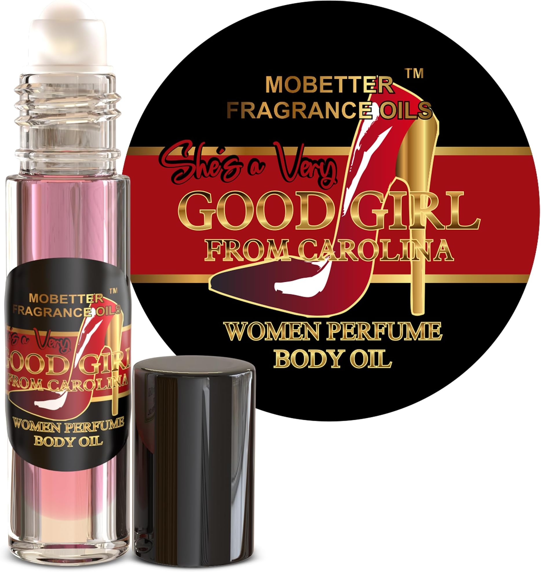 MOBETTER FRAGRANCE OILS She's a Very Good Girl from Carolina Women Perfume Body Oil (0.33 Fluid oz, She's a Very Good Girl from Carolina)